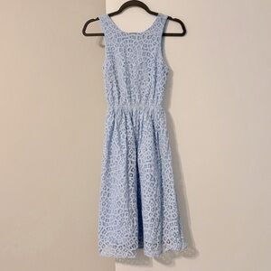 Alya Baby Blue midi dress